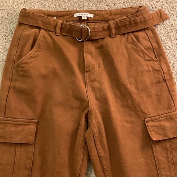 PacSun Brown Cargo Utility Carpenter Pants Size 27 - Picture 4 of 13